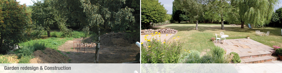 garden redesign and construction